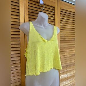 Yellow top by Urban Outfitters